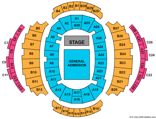 Avicii Arena End Stage Seating Chart